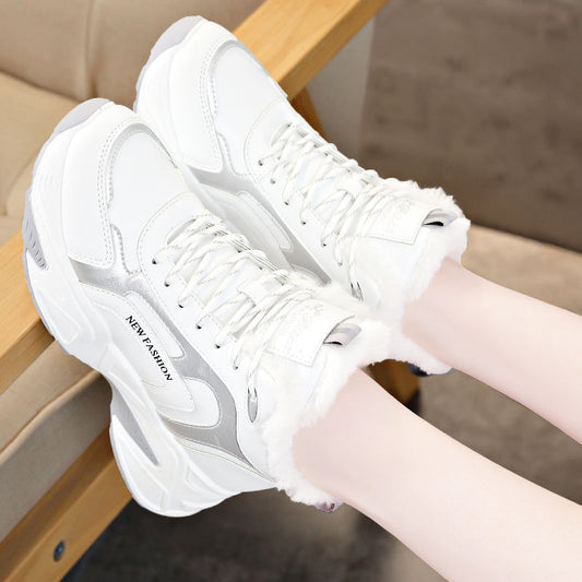 Korean Style All-match Sports Shoes Women Cotton Shoes