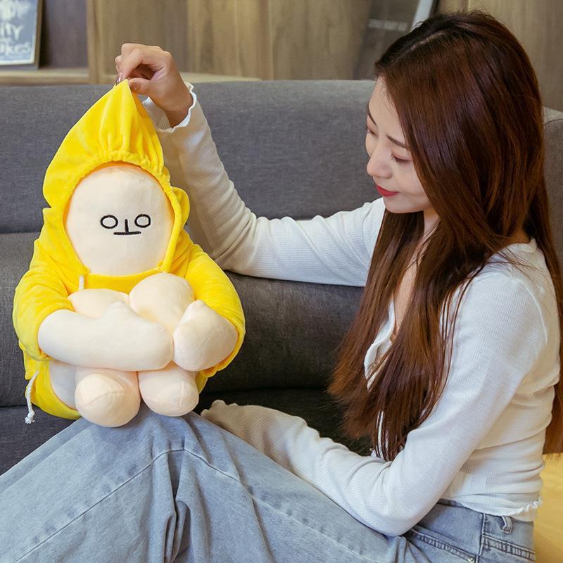 Injured Pillow Banana Man Doll